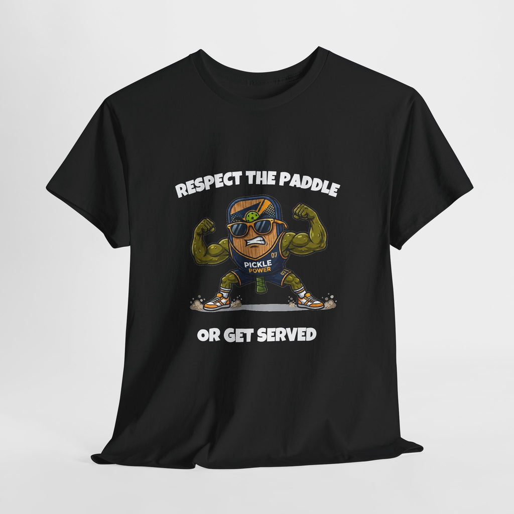 Respect The Paddle Funny Pickleball T-Shirt